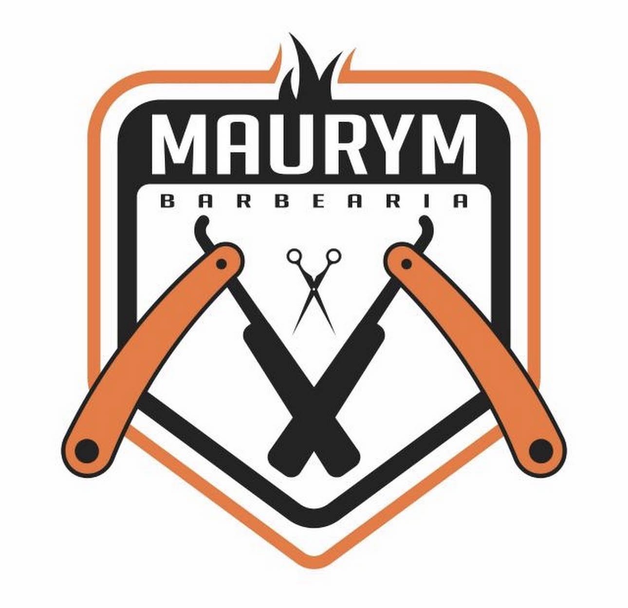 Logo da Barbearia Maurym