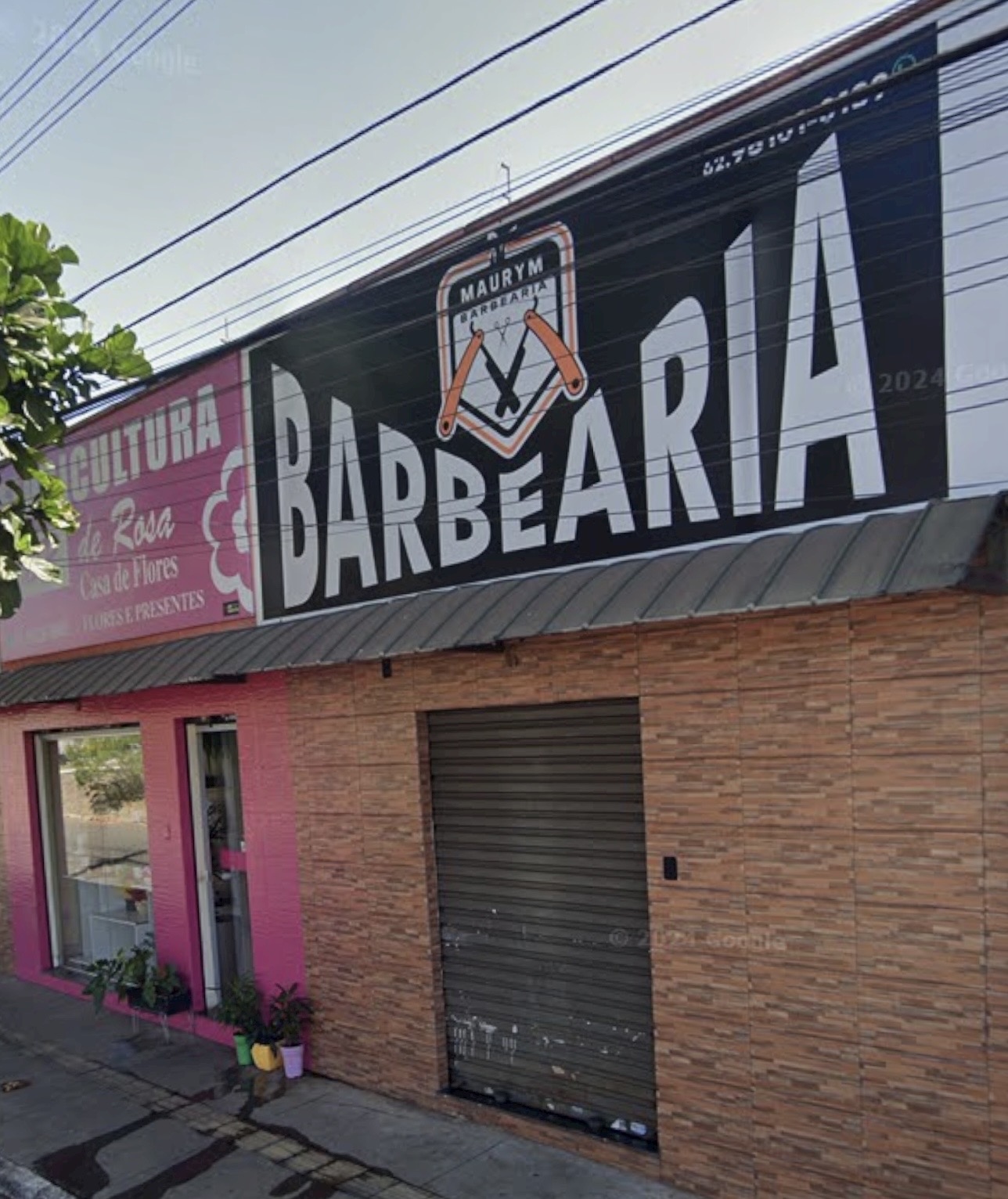 Fachada da Barbearia Maurym