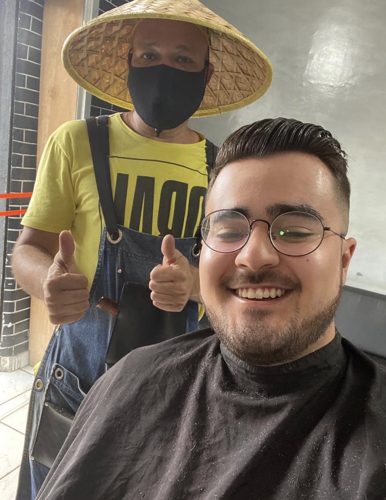 Corte realizado na Barbearia Maurym
